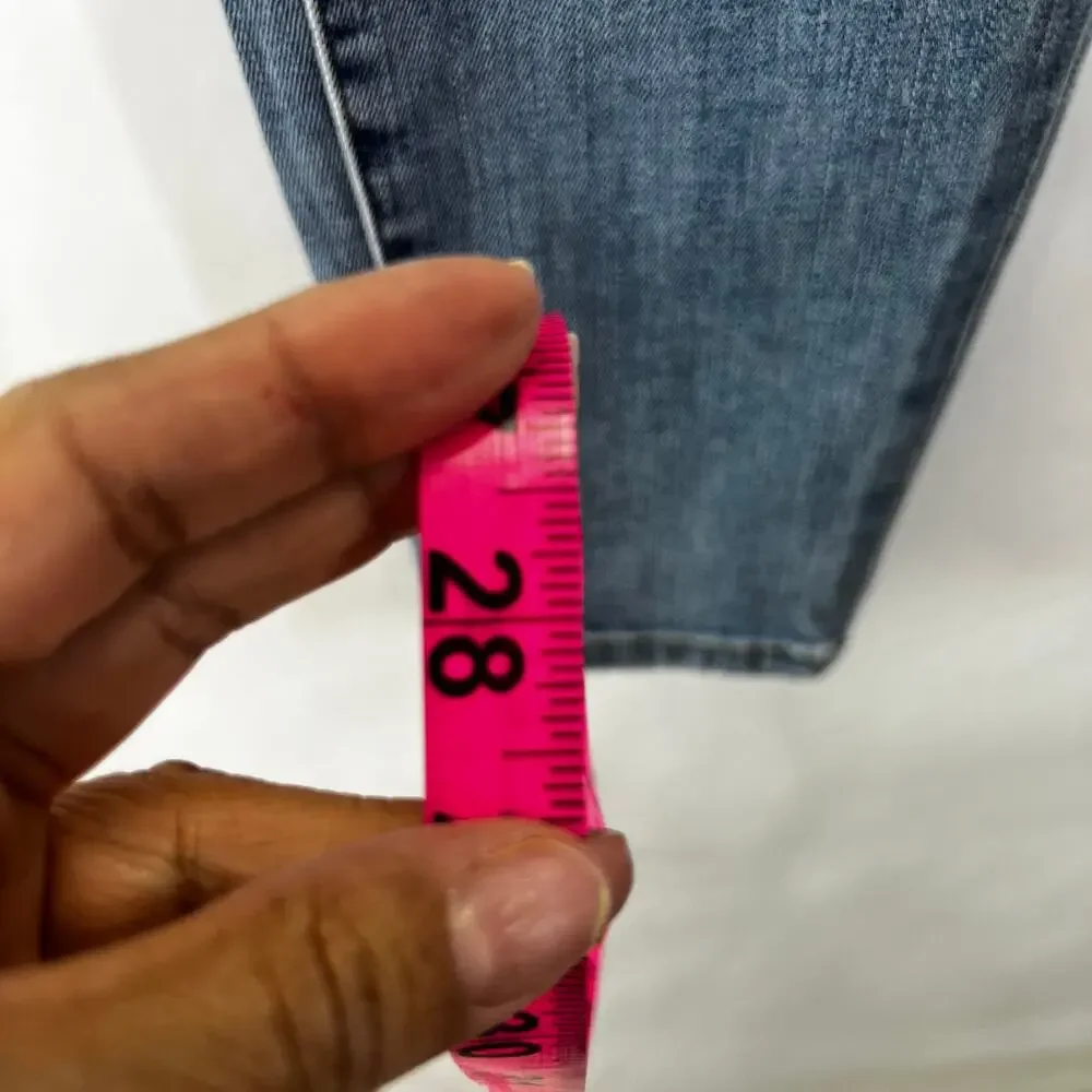 Good American High Waisted Stretch Denim Jeans 6/28 - Picture 6 of 10